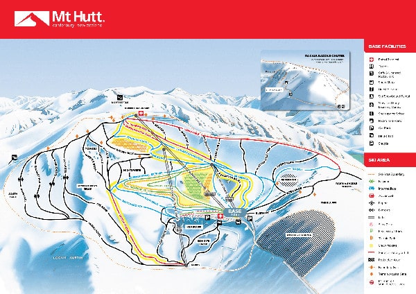 Mt Hutt Ski Trail Map