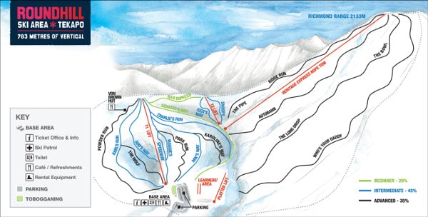 Mt Lyford Ski Map